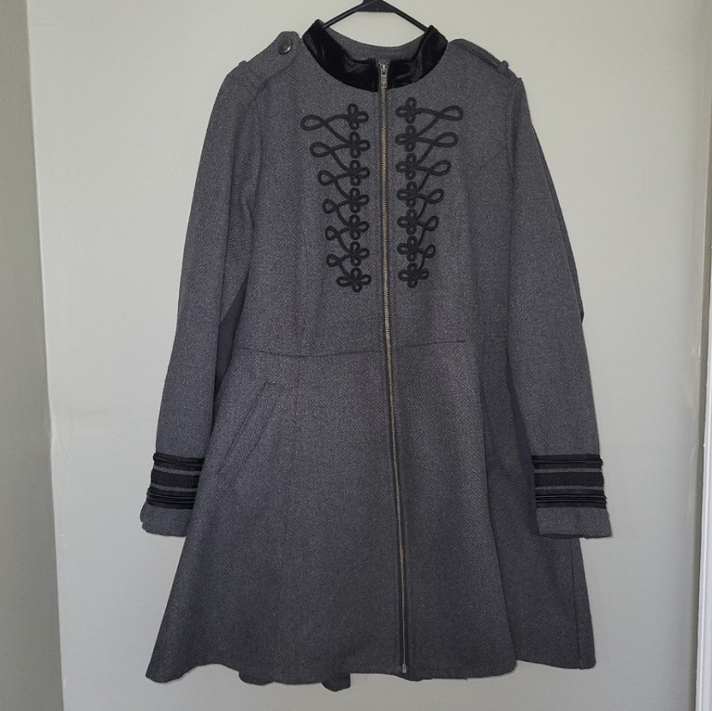 Torrid Military Style Peacoat